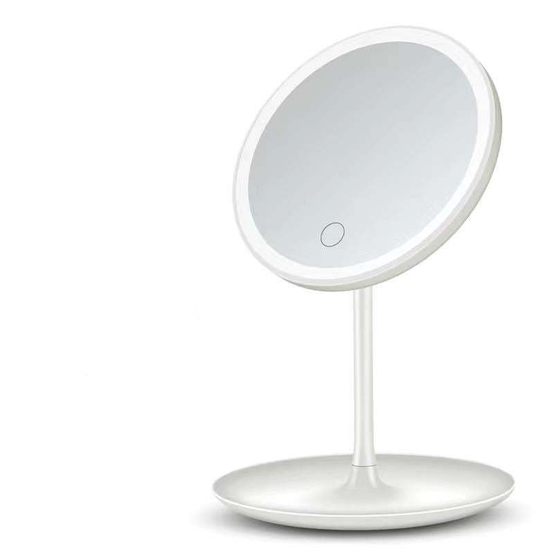 LED makeup mirror with light