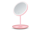 LED makeup mirror with light